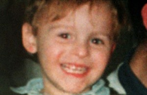 The three year old victim, James Bulger.